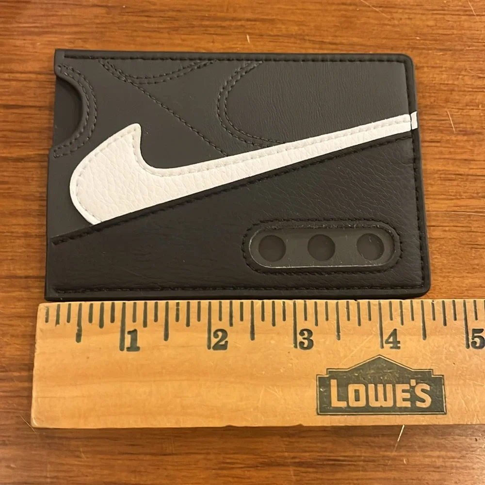 Nike Air Max 90 Card Case Wallet new black white